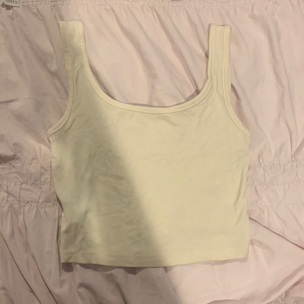 Cream tank top